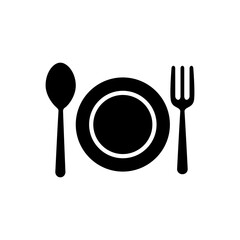 Spoon icon ,restaurant icon vector logo design template