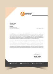 
Modern Corporate Business Simple and clean A4 Size letterhead Vector design
