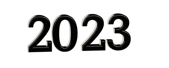 Happy New Year 2023 Text Typography Design Patter,