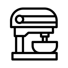 mixer line icon illustration vector graphic