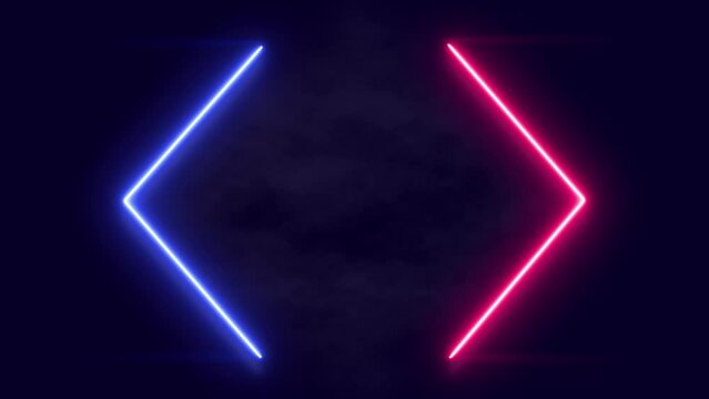 Triangle Neon Light Background HD , Night Club, Party Background, Neon, Hd Neon Background , Light