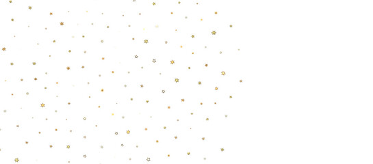 stars. Confetti celebration, Falling golden abstract decoration for party, birthday celebrate,