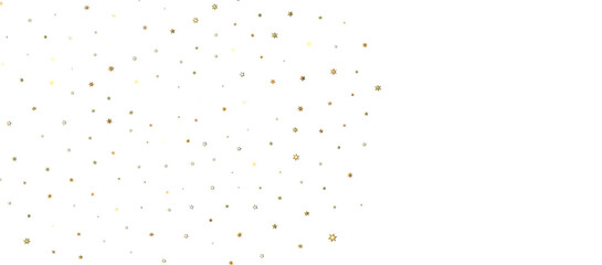 stars. Confetti celebration, Falling golden abstract decoration for party, birthday celebrate,