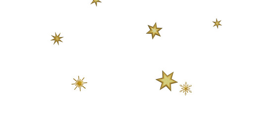 Snowflakes and bokeh lights on the blue Merry Christmas background. 3D render