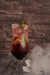 The delicious soft drink with its attractive and eye-catching color