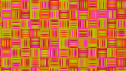 pink, yellow and orange geometric pattern, wallpaper for tile, banner, tableclothe