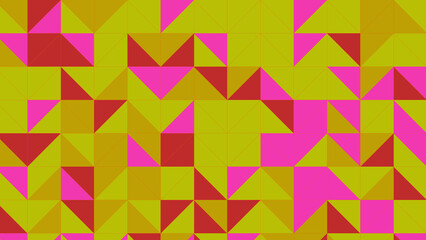 pink, yellow and orange geometric pattern, wallpaper for tile, banner, tableclothe