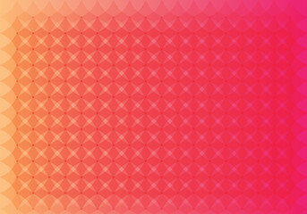 An abstract background composed of ovals resembling a flower. Gradient from light pink to dark orange : Vector