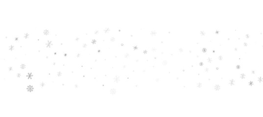 Snowflakes and bokeh lights on the blue Merry Christmas background. 3D render