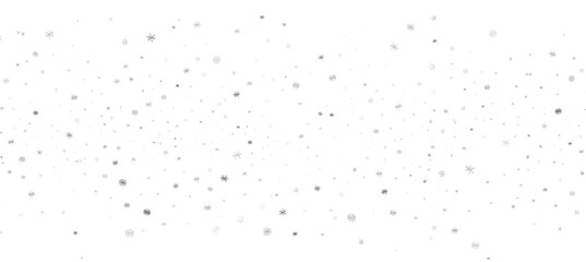 Winter christmas sky with falling snow