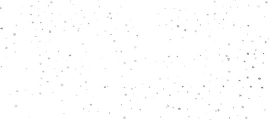 Snowflakes and bokeh lights on the blue Merry Christmas background. 3D render