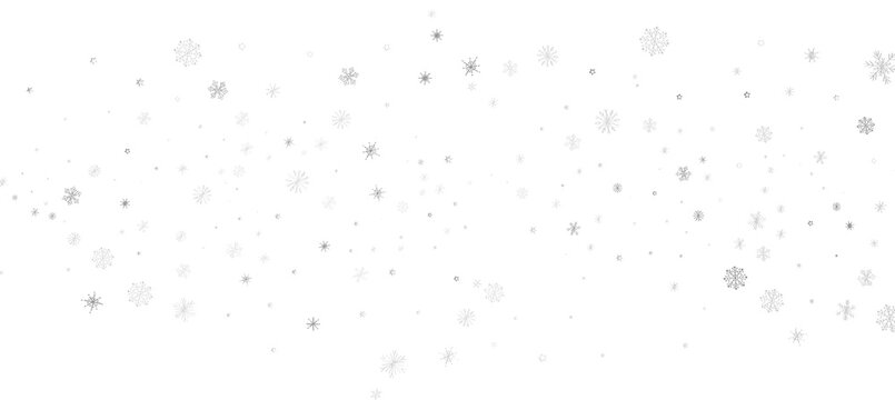 Winter christmas sky with falling snow png