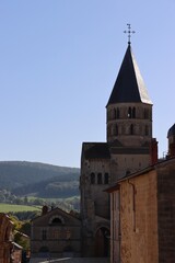 Fototapeta na wymiar Abbey of Cluny in France, Burgundy 