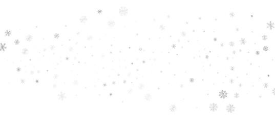 Winter christmas sky with falling snow