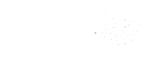 Snowflakes and bokeh lights on the blue Merry Christmas background. 3D render