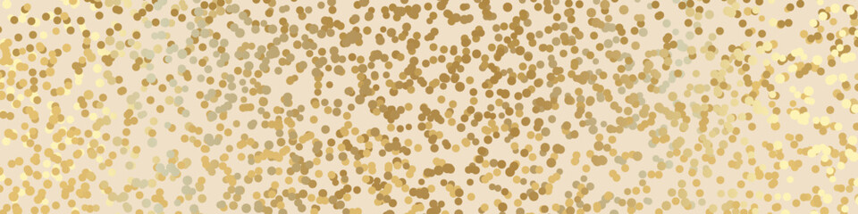 christmas, New Year's Eve, party golden glitter banner- vector illustration