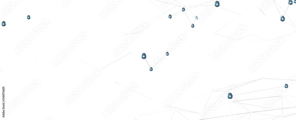 Poster abstract 3d render, network concept, background