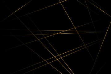 Abstract black with gold lines, triangles background modern design. Vector illustration EPS 10.