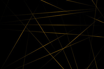 Abstract black with gold lines, triangles background modern design. Vector illustration EPS 10.