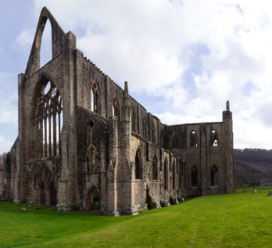 Tintern Abbey also known locally as Abaty Tyndryn is a Cistercian monastery founded in 1131 at Tintern in Monmouthshire, Wales, UK