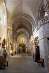 Fototapeta premium interior de la Santa Iglesia Catedral del Salvador de Zamora, España