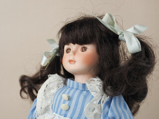 Vintage porcelain doll