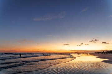 por do Sol lindo do litoral Brasileiro 