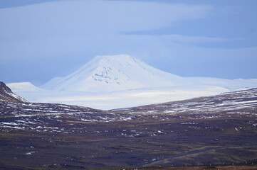 Northern Iceland - view near road 1 and road 85 junction
