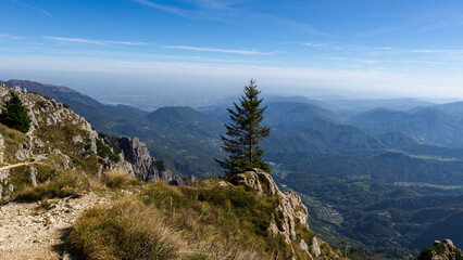 Naklejka premium landscape in the dolomites
