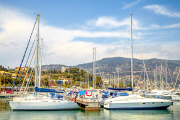 Fototapeta na wymiar Hafen von Saint Jean Cap Ferrat, Côte d’Azur, Frankreich 