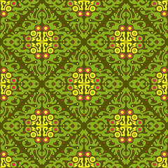 Stoffe zum Nähen Geometry bright ornate seamless pattern