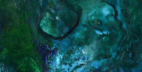 colorful marbling texture creative background with abstract waves, liquid art style painted with oil © Roman