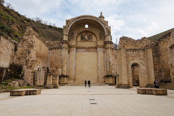 Fototapeta na wymiar Ruins of Santa Maria Church, Cazorla