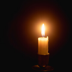 zazhennaya sevcha on a black background, blackout