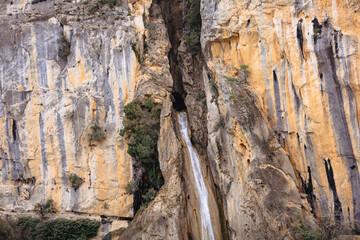 Cascade in a rock mountain