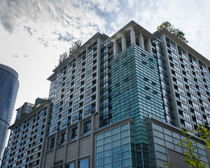 Downtown Vancouver on a bright day.