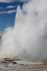water geyser erupting