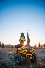 Girl riding a quad bike © Addy