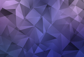 Obraz premium Light Pink, Blue vector low poly layout.