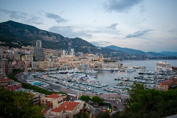Obraz premium Yachts and boats in Marina Monte Carlo, Monaco