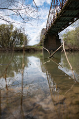 Obraz premium bridge over the river