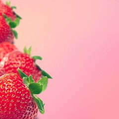 Fresh ripe sweet red strawberry