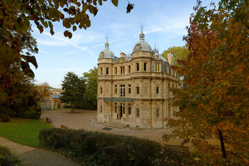 External view of Castle Monte-Cristo 1846 - beautiful XIX century building in Port-Marly , 20 km from Paris . France. - 547014816