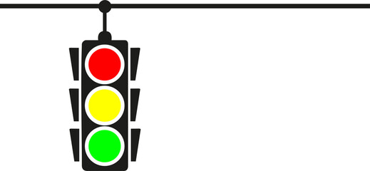 Hanging traffic light 