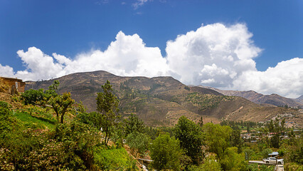 landscape with clouds