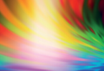 Light Multicolor vector blurred template.