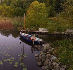 Obraz premium sailing boats on the lake