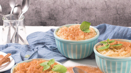 Aletria vermicelli pudding