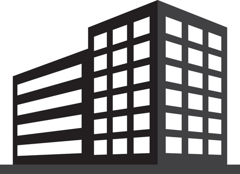 Buildings icon and office icon 