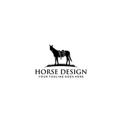 Horse logo. Stable, farm,Valley,Company, Race logo design.